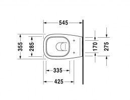 TAPA WC D-CODE DURAVIT